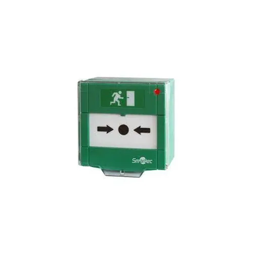 Кнопка выхода SMARTEC ST-ER115SL-GN для открытия шлагбаума/дверей зеленый