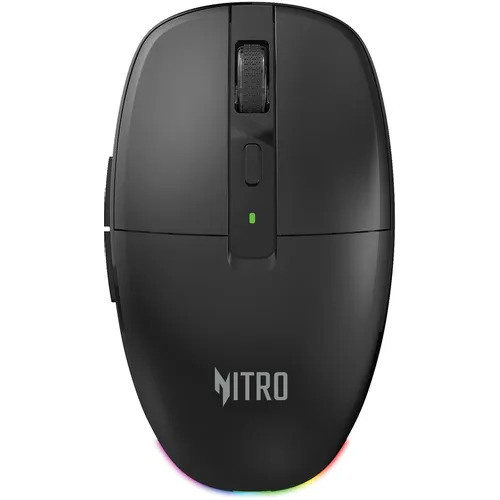 Мышь беспроводная Acer Nitro OMR400, игровая, Bluetooth/Радио, оптическая, USB, 3200dpi, черный [zl.mcecc.05b]