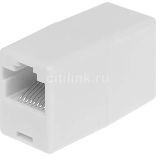 Адаптер Rexant (03-0101) проходной RJ45 кат.5E UTP бел.