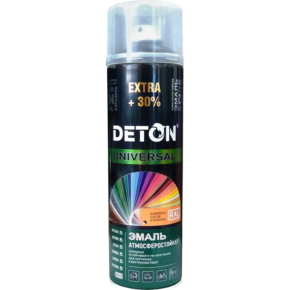 Атмосферостойкая алкидная эмаль Deton DTN-A07580