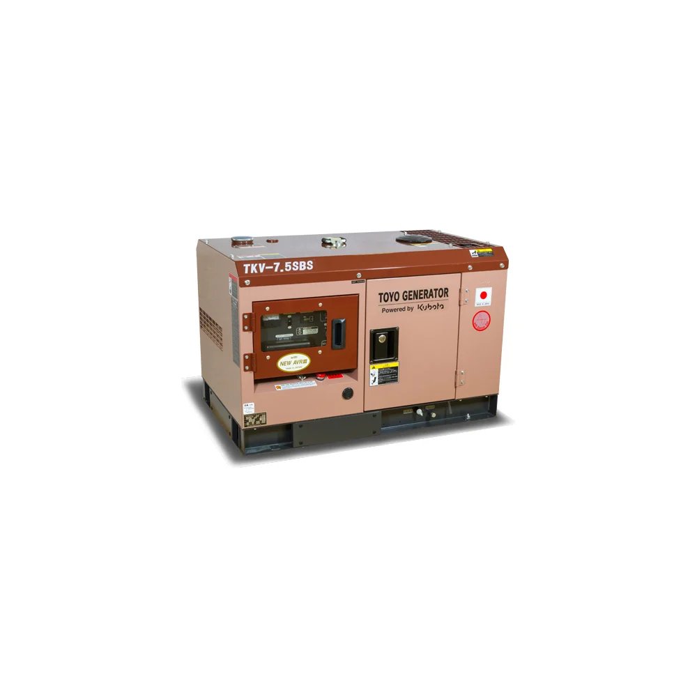 Дизельный генератор Toyo TKV-7.5SBS 00-00002537