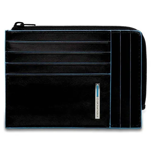 Чехол для кредитных карт Piquadro Blue Square PU1243B2R/N, кожа натуральная, черный