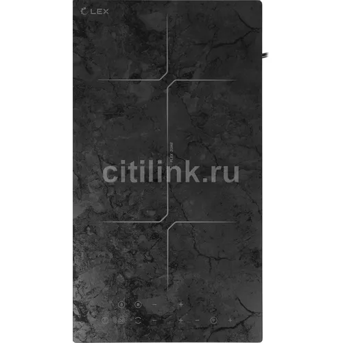 Индукционная варочная поверхность LEX EVI 320 F DS, конфорок: 2 шт., стеклокерамика, независимая, серый
