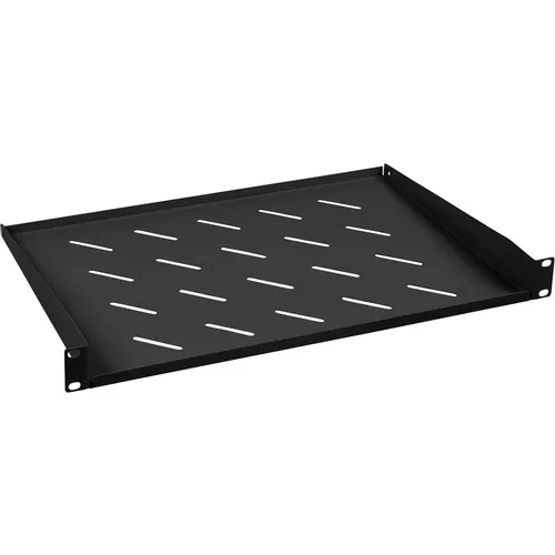Полка стационарная CABEUS SH-J017-1U-315-BK, 1, 19", черный