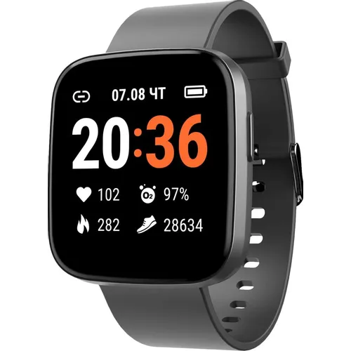 Смарт-часы GEOZON Marathon 1.4", черный