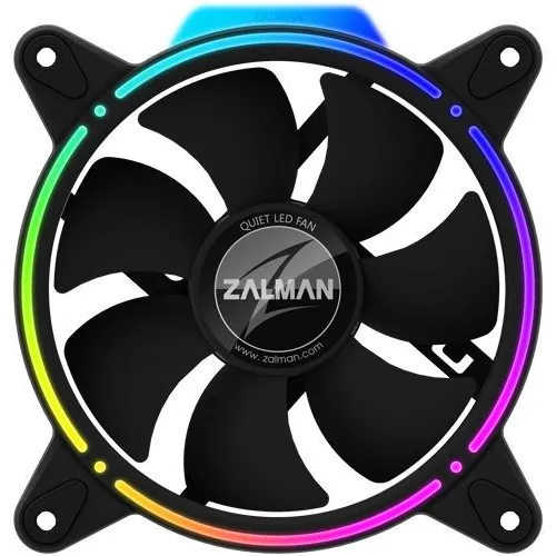 Вентилятор Zalman ZM-RFD120A Addressable 120мм, 3-pin, 1500об/мин, 26 дБ, ARGB, черный, Ret