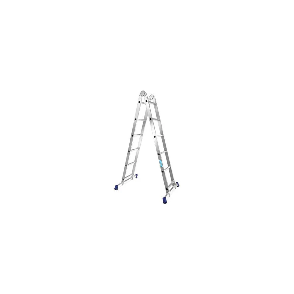 Алюминиевая двухсекционная шарнирная двухсекционная лестница Алюмет Серия Т2 Т 206