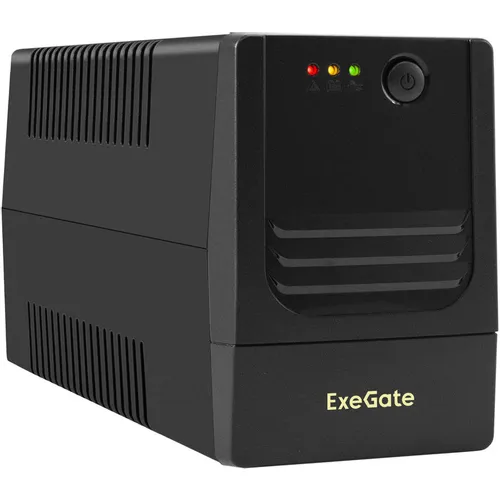 ИБП EXEGATE Power NB-600.LED.AVR.2SH.USB, 600ВA [ex299754rus]