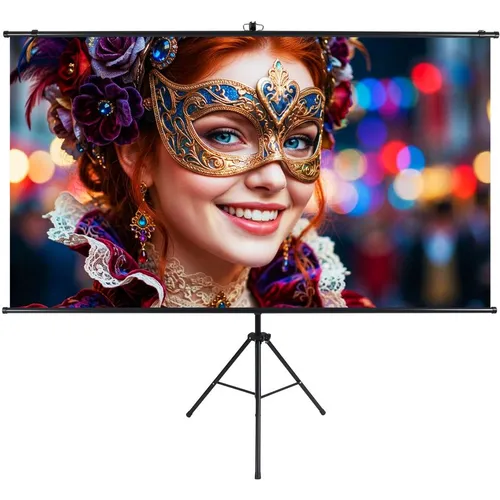 Экран Lumien Sky Cinema LSС-100101, 190х110 см, 16:9, напольный черный
