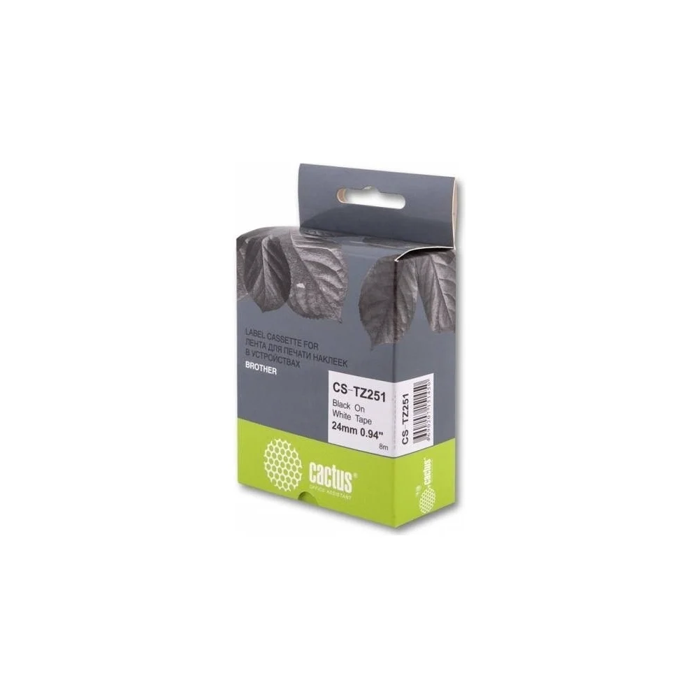 Ленточный картридж для brother 1010/1280/1280vp/2700vp Cactus tze-251 CS-TZ251
