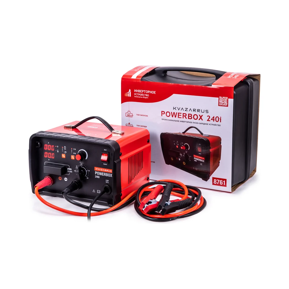 Инверторное пуско-зарядное устройство KVAZARRUS powerbox 240i 8761