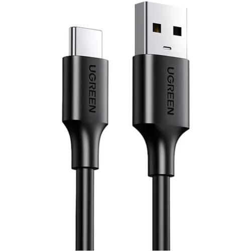 Кабель UGREEN US287, USB Type-C (m) - USB (m), 1м, 3A, черный [60116]