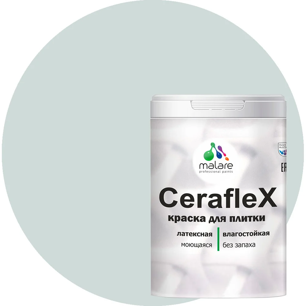Латексная краска для кафельной и керамической плитки MALARE Ceraflex 2036773232988