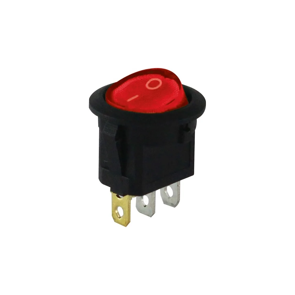 Клавишный круглый переключатель TDM MIRS-101-3-R SQ0703-0041