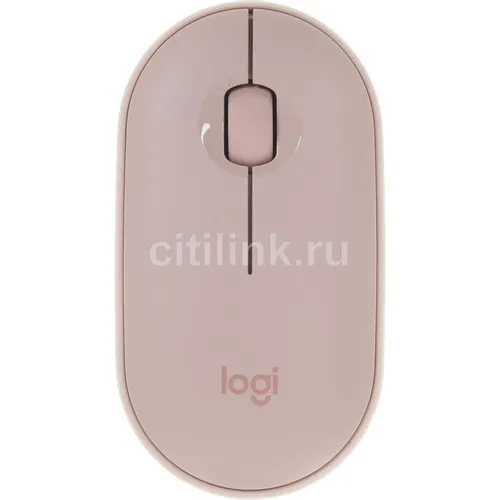Мышь беспроводная Logitech Pebble M350, Bluetooth, оптическая, USB, 1000dpi, розовый [910-005575]