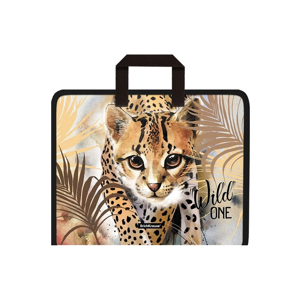 Пластиковая папка ErichKrause Wild Cat 48704