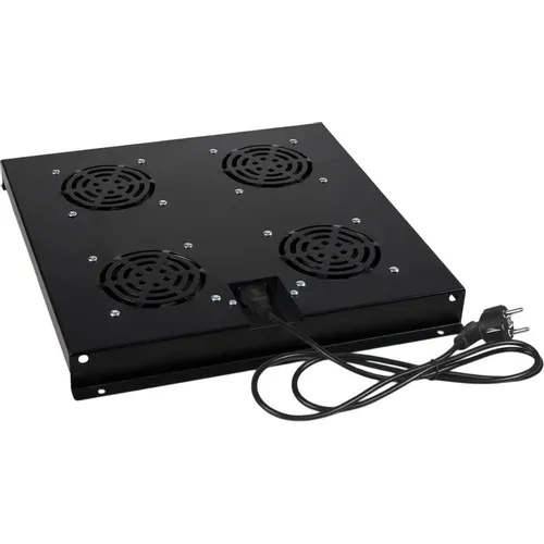 Модуль вентиляторный CABEUS TRAY-SC-120-BK, модулей: 4, черный
