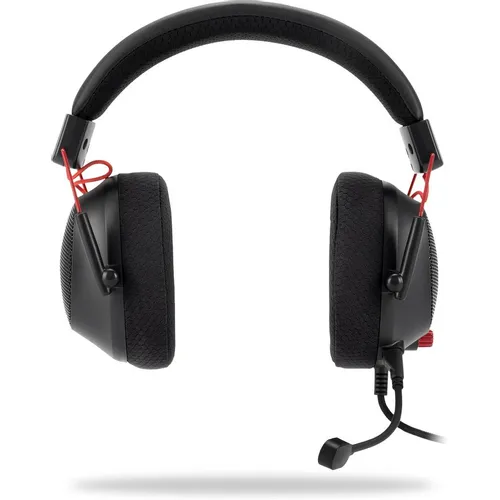Гарнитура игровая Oklick HS-L305G, мониторные, черный / красный [2060511]