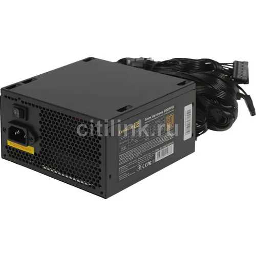 Блок питания EXEGATE 800PPH, 800Вт, 80 PLUS BRONZE, 120мм, черный [ex282156rus-oem]