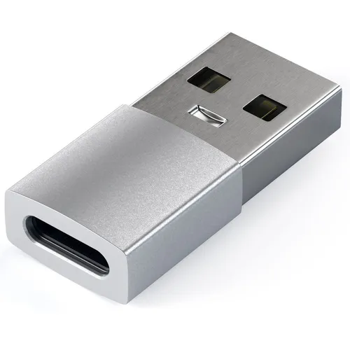 Переходник USB2.0 Satechi ST-TAUCS, USB (m) - USB Type-C (f), коробка, серебристый