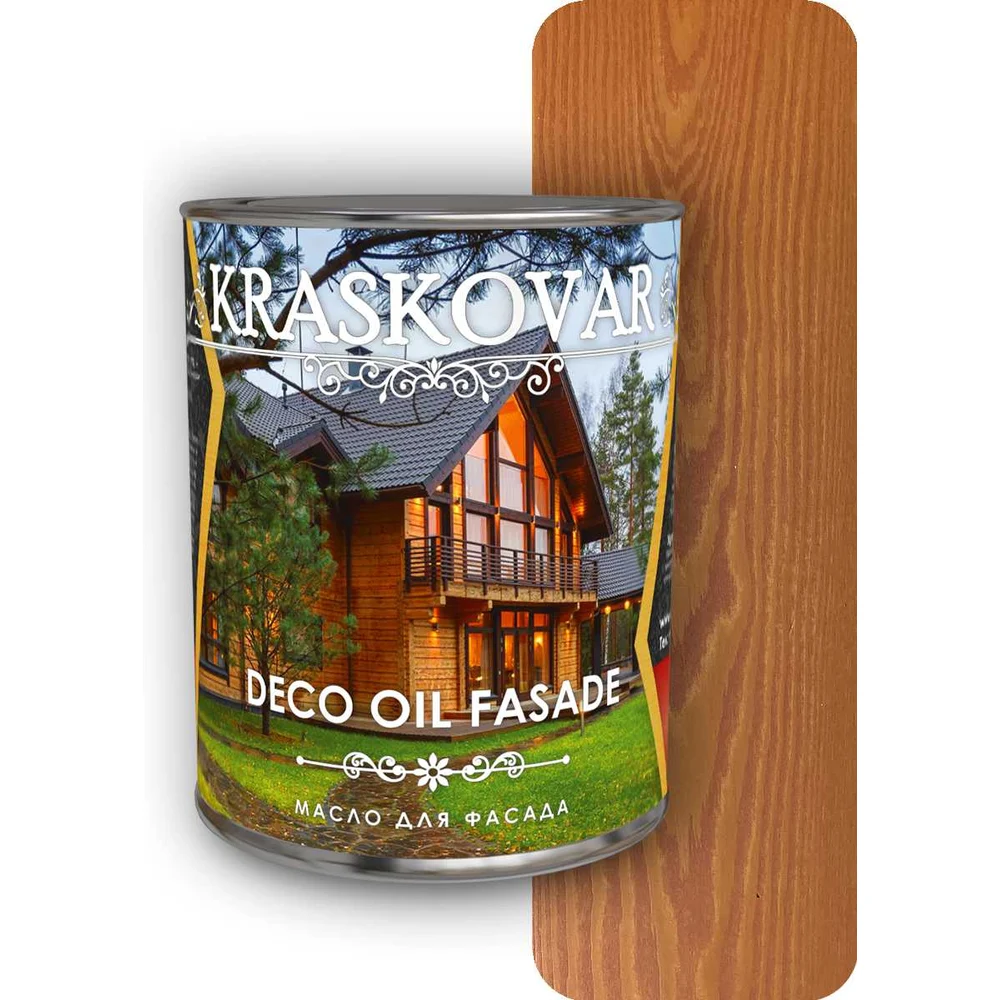 Масло для фасада Kraskovar Deco Oil Fasade 1237