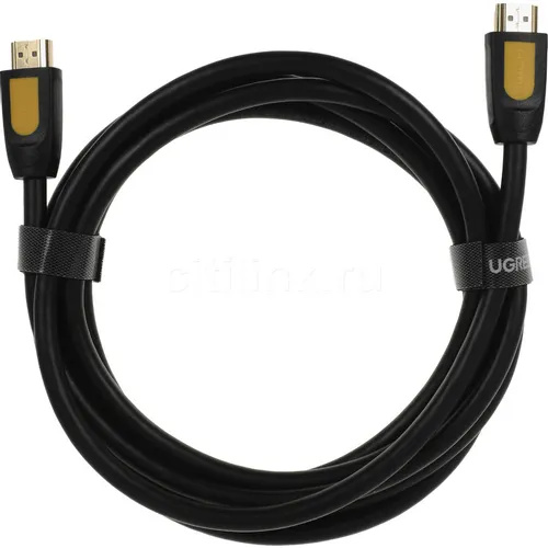 Кабель аудио-видео UGREEN HD101, HDMI (m) - HDMI (m), 3м, черный [10130]