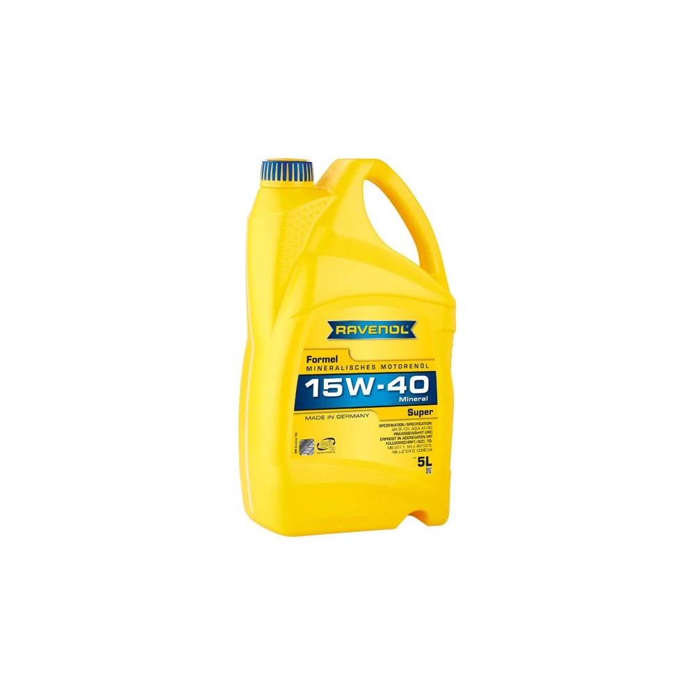 Моторное масло RAVENOL RAVENOL Super SAE 15W-40 SF-CD, 5 л new 1113115-005-01-999