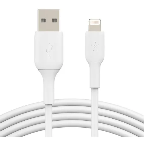 Кабель Belkin CAA001bt3MWH, Lightning (m) - USB (m), 3м, MFI, белый