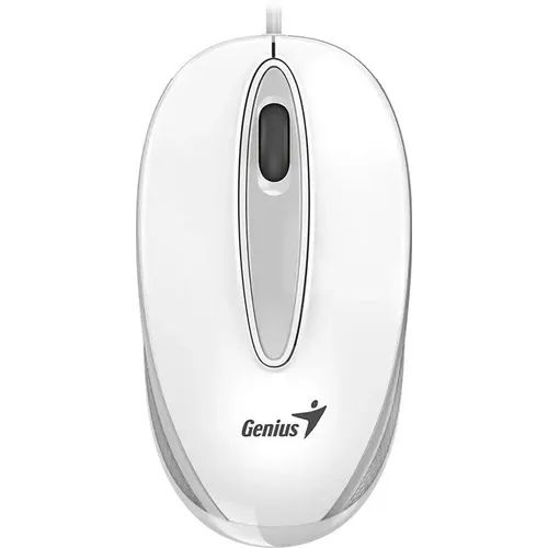 Мышь проводная Genius DX-Mini, оптическая, USB, 1000dpi, белый [31010025401]