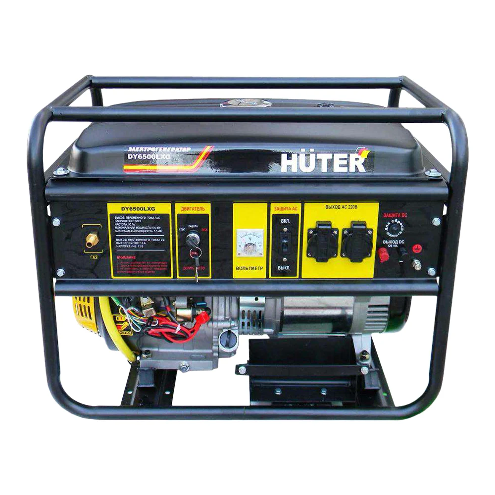 Бензиновый электрогенератор Huter DY6500LXG 64/1/32