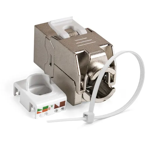 Модуль Exegate KJ-8P8C-SH-C6A-180-TL (EX297267RUS) Keystone RJ45 кат.6A бронз.
