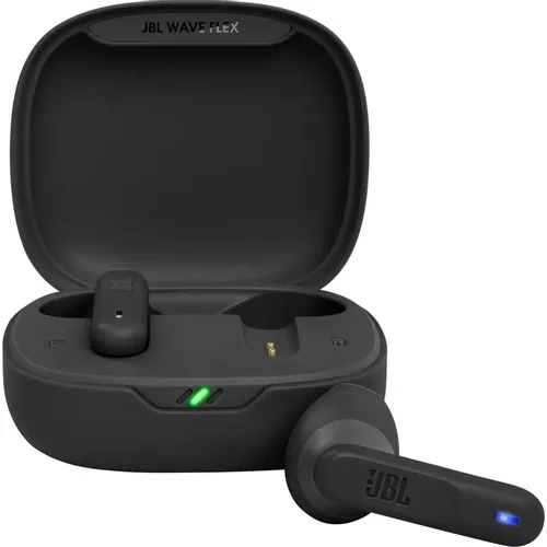 Наушники JBL Wave Flex, Bluetooth, вкладыши, черный [jblwflexblk]