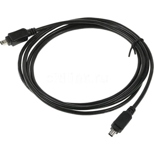 Кабель FireWire NingBo FireWire 4p (m) - FireWire 4p (m), 1.8м, черный