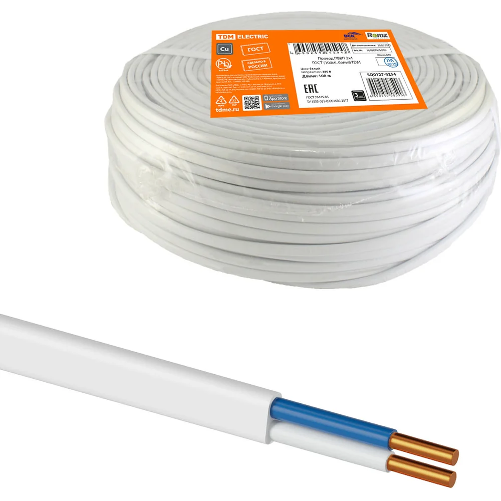 Провод TDM ELECTRIC ПВВП SQ0127-0254