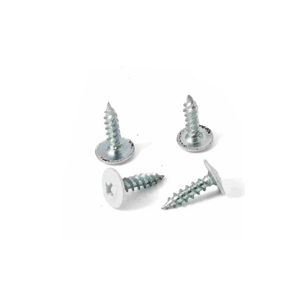 Крашеный саморез с пресс-шайбой КВАДРА 4.2x16 RAL 9003 100 шт. 900316107100