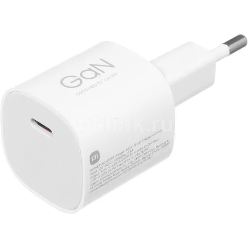 Сетевое зарядное устройство Xiaomi MDY-19-ED, USB-C, 33Вт, 3A, белый [bhr087leu]