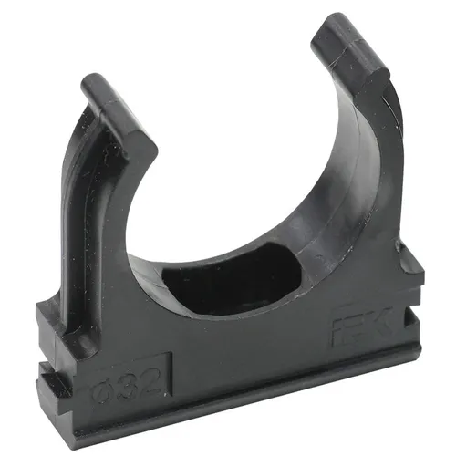 Держатель IEK CTA10D-CF32-K02-050 с защелкой, 32мм, полистирол, черный 50 шт./кор.