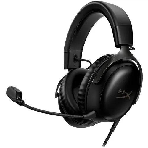 Гарнитура игровая HYPERX Cloud III, для компьютера и игровых консолей, мониторные, проводные, черный [727a8aa]