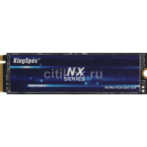 SSD накопитель KINGSPEC NX-1TB 1ТБ, M.2 2280, PCIe 3.0 x4, NVMe, M.2