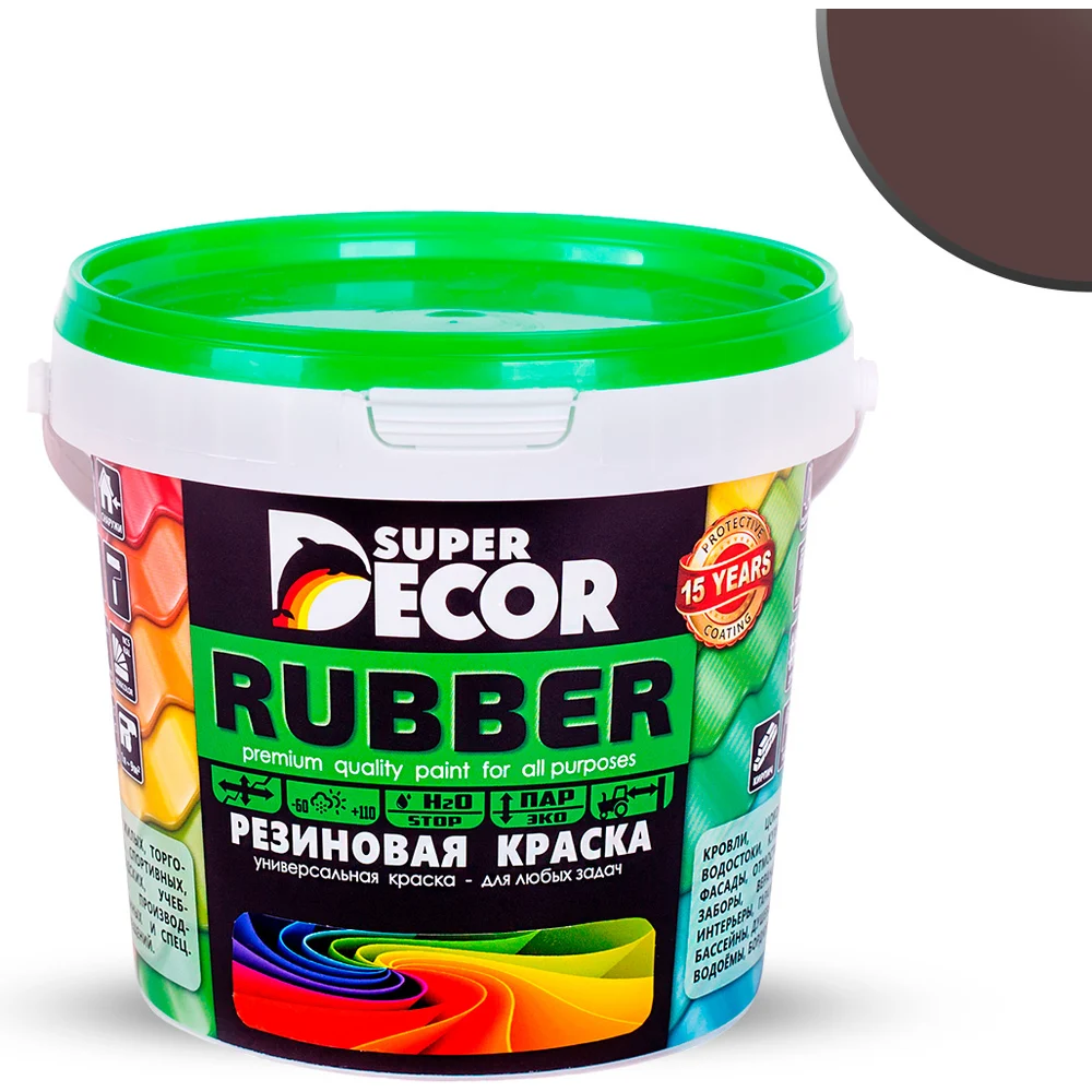 Резиновая краска SUPER DECOR №06 Арабика 4630024700516