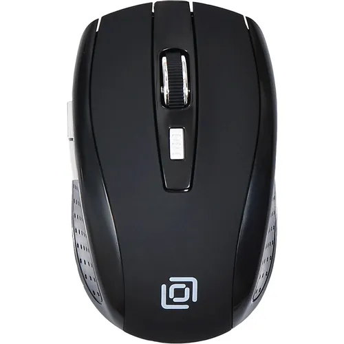 Мышь беспроводная Oklick 455MW, радио, оптическая, USB, 1600dpi, черный [945818]