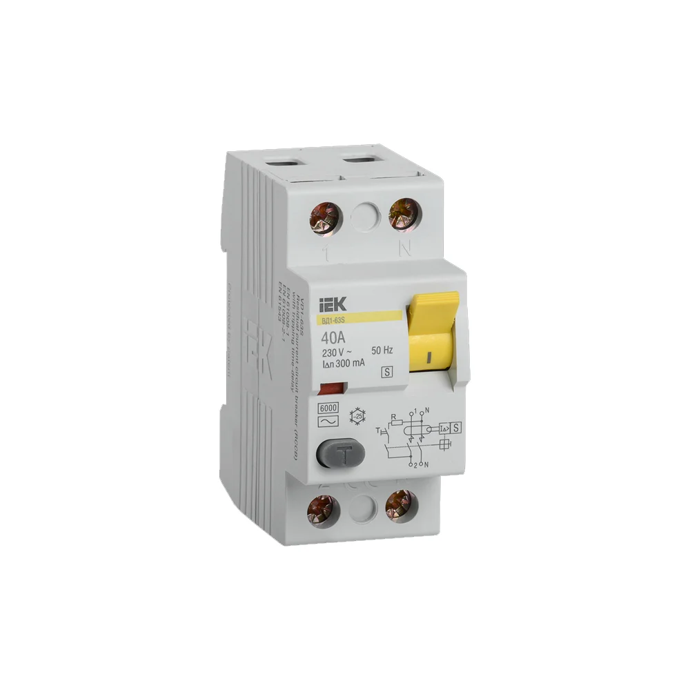 Устройство защитного отключения IEK ВД1-63 УЗО MDV12-2-040-300