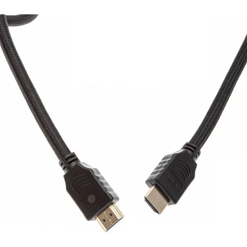 Кабель аудио-видео Cactus CS-HDMI.2-1, HDMI (m) - HDMI (m), ver 2.0, 1м, GOLD, черный