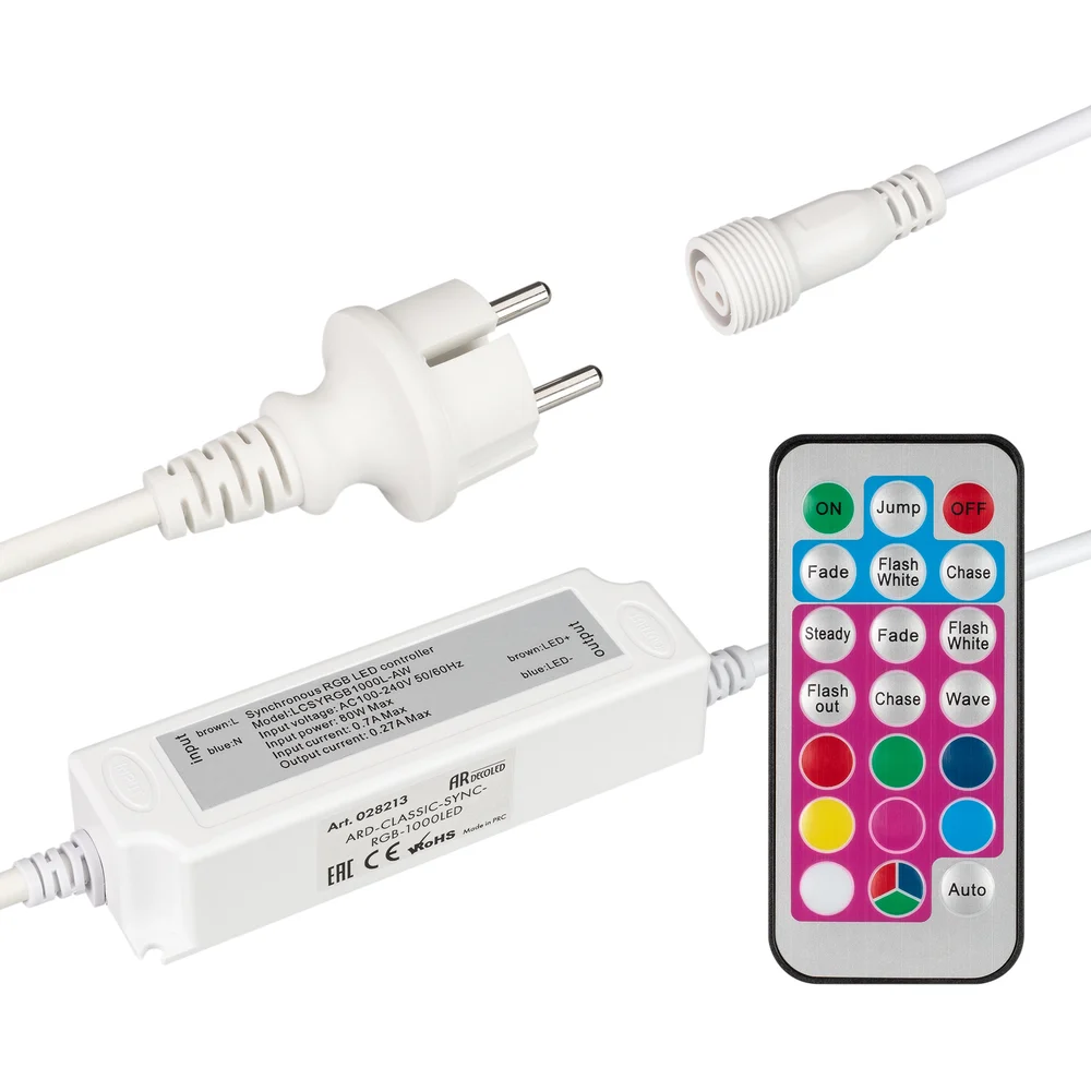 Контроллер Ardecoled ARD-cLAssic-sYNc-RGB-1000LeD White 28213
