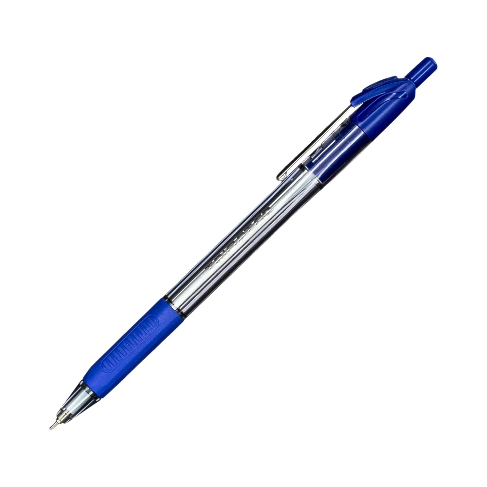 Одноразовая автоматическая шариковая ручка Unimax Glide Trio RT GP Steel 722468