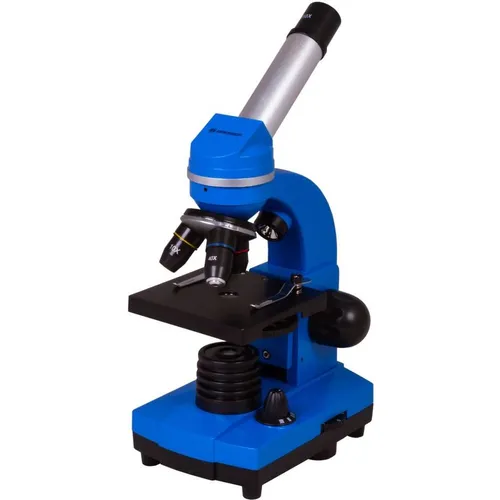 Микроскоп BRESSER Junior Biolux SEL, световой/оптический/биологический, 40-1600x, на 3 объектива, синий [74322]