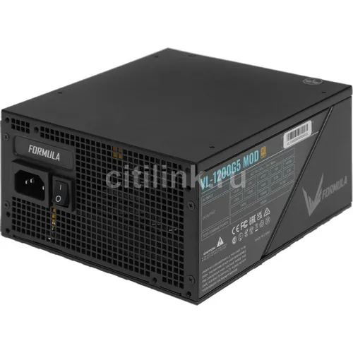 Блок питания Formula VL-1200G5 MOD Gen.5, 1200Вт, 80 PLUS GOLD, 140мм, черный, retail