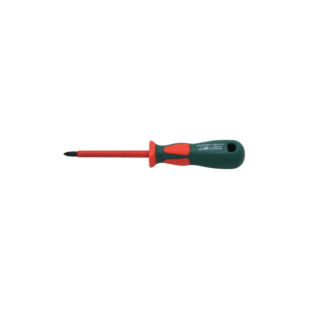 Крестовая диэлектрическая отвертка Jonnesway DV13P2100 (D19P2100)