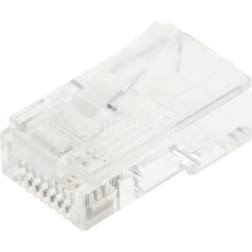 Коннектор LanMaster TWT-PL45-8P8C UTP кат.5E RJ45 прозрачный (упак.: 100шт)