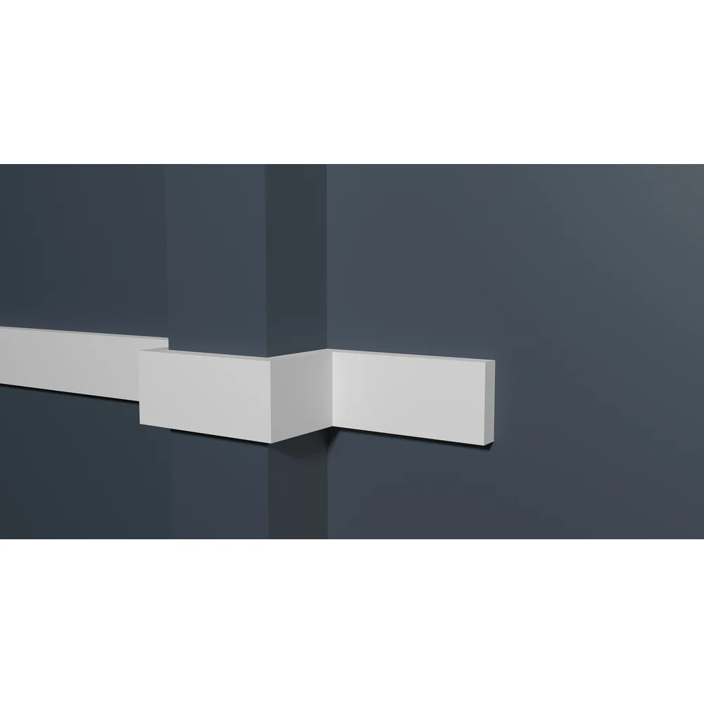 Ударопрочный влагостойкий стеновой молдинг под покраску Decor-Dizayn DD620